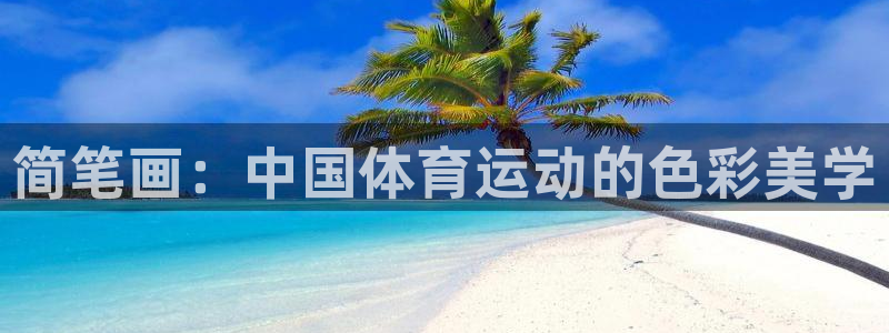xc体育：简笔画：中国体育运动的色彩美学